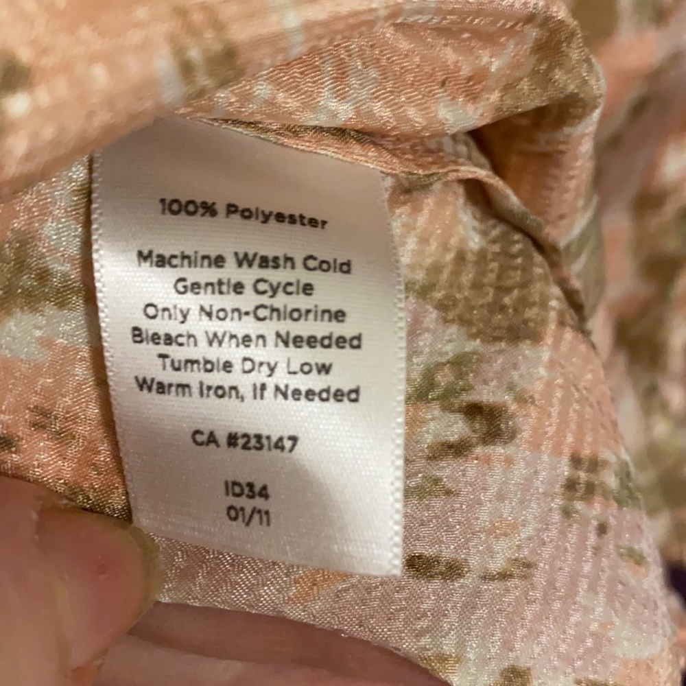 Talbots Split Neck Ruffled Neckline Top - image 7